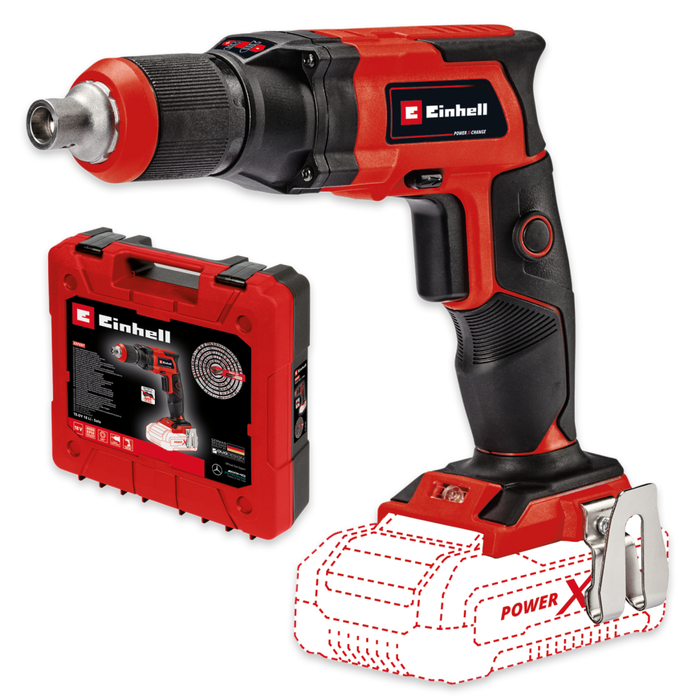 Einhell Cordless Drywall Screwdriver 18V PXC Carry Case TE-DY 18 Li BODY ONLY