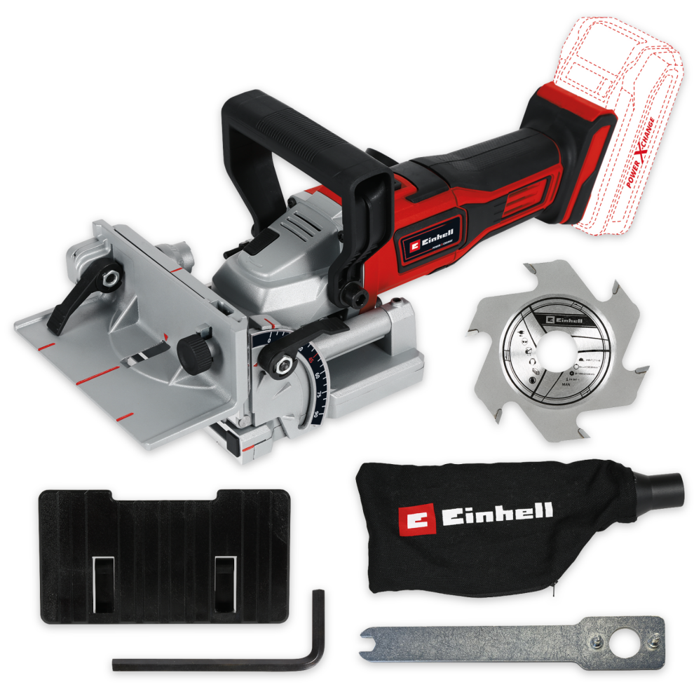 Einhell Cordless Biscuit Jointer 18V TE-BJ 18 Li Power X-Change BODY ONLY