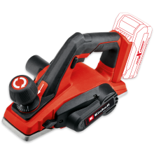 Einhell Akkumulátoros gyalu kézi TE-PL 18/82 Li-Solo Power X-Change - Csak a géptest