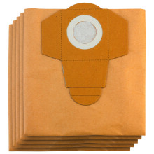 Einhell Dirt Collection Bag Filter 25L Set of 5pcs for Wet and Dry Vacuum