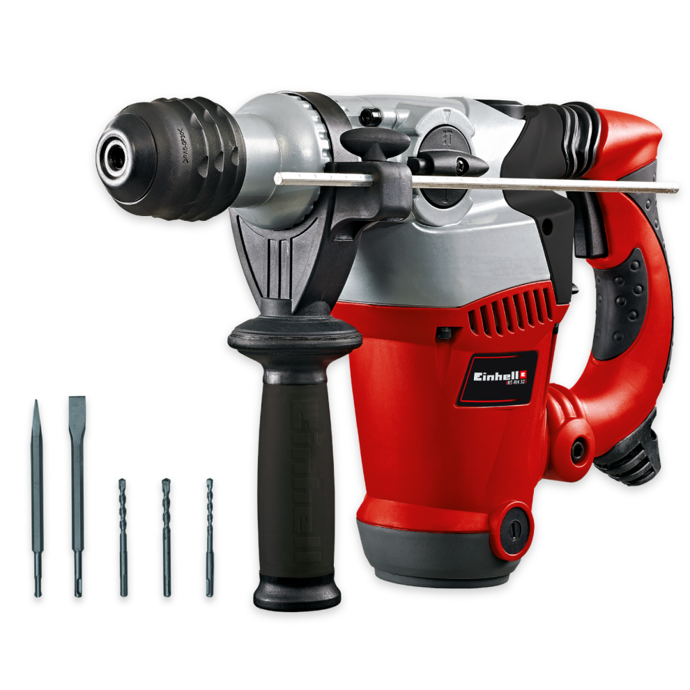Einhell Rotary Hammer Drill 1250W SDS Plus 3 Functions in 1 RT-RH 32 Case 3.5J