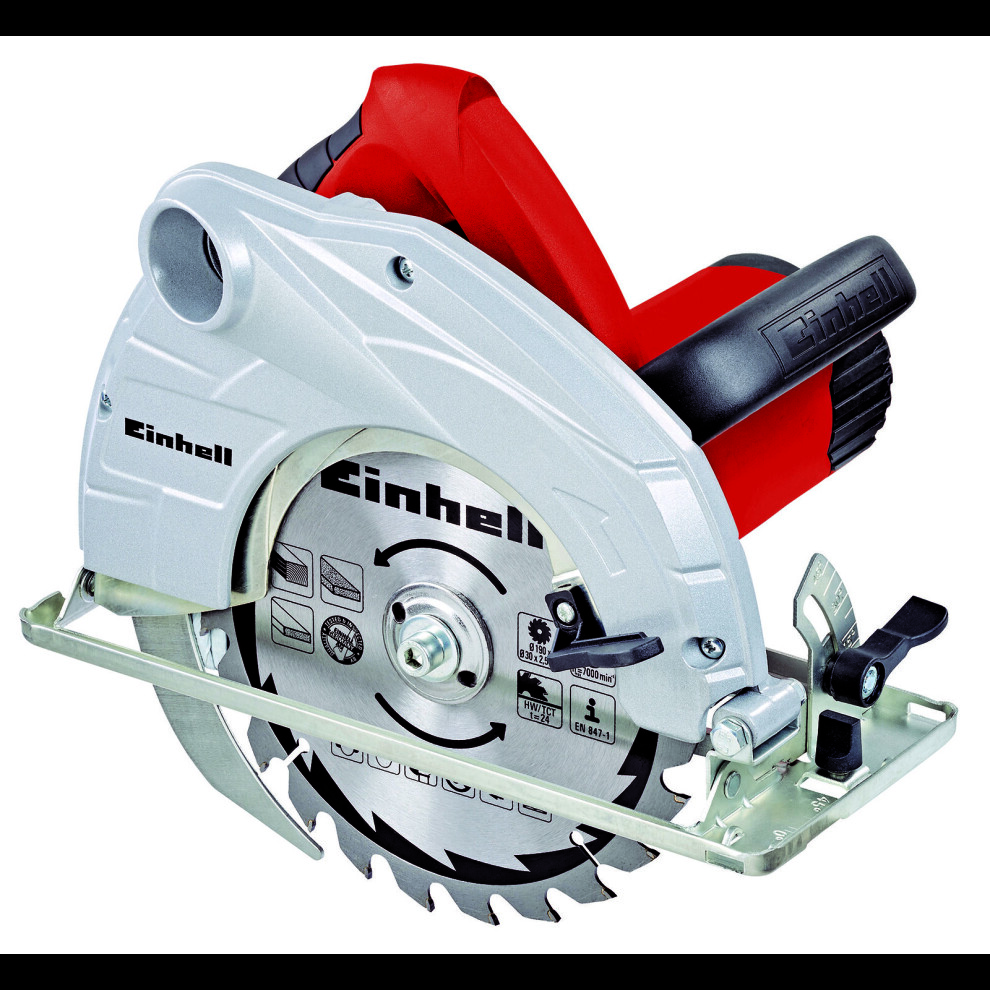 Einhell Hand-Held Circular Saw TC-CS 1400 Adjustable Cutting Power Tool Home DIY