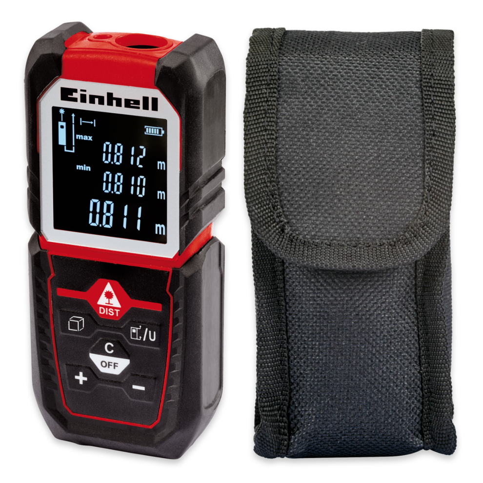 Einhell Laser Measuring Tool Distance Area Volume Calculator TC-LD 50