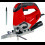 Einhell Einhell TE-JS 100 Pendulum Jigsaw 750W with Case, 4-Setting Pendulum Stroke, Adjustable Sole, Bevel 0-45, LED Light (EINTEJS100) 1