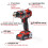 Einhell Einhell Τρυπάνι μπαταρίας 50Nm χωρίς ψήκτρες 18V με μπαταρίες TP-CD 18/50 Li-i 3