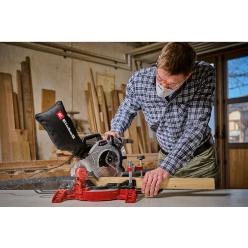 Einhell Einhell EINTCMS2112 TC-MS2112 1600W Crosscut Mitre Saw - Aluminium Table, Carbide Blade, Precise Angle & Depth 1