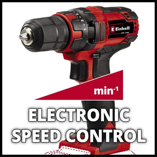 Einhell Cordless Drill AKU TC-CD 18/35 Li-Solo EINHELL Black  Red 2