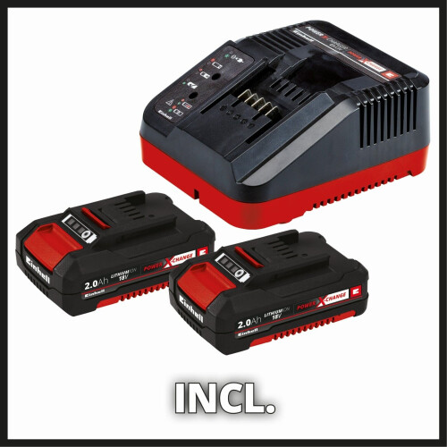 Einhell Einhell Τρυπάνι μπαταρίας 48Nm TE-CD 18/48 Li-i με μπαταρίες και φορτιστή 2