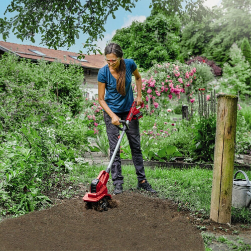 Einhell Καλλιεργητής καλλιεργητή μπαταρίας Einhell 20cm 18V Power X-Change GE-CR 18/20 ΜΟΝΟ ΣΩΜΑΤΟΣ 1