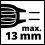 Einhell Einhell Rotary Hammer Drill TC-ID 650 E Adjustable Reverse Function DIY Tool 8