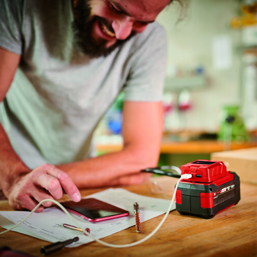 Einhell Einhell USB Snellader 2.1A Adapter voor Power X-Change batterij BARE 1