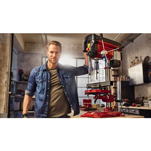 Einhell Einhell Pillar Drill 750W TE-BD 750 E Electric Adjustable Bench Height Rotatable 1