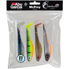 Svartzonker McPrey Paddle Tail Fishing Lure for Pike and Perch - 4 Pack Mixed Colour Soft Plastic Baits