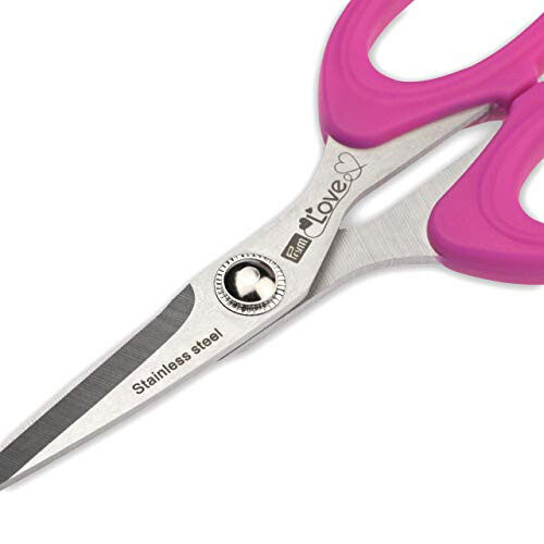 Prym - Prym Love Pink Micro Serration (13.5cm) Sewing Scissors - 1 Count 1