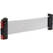 40461 - Extendable table tennis net, for easy mounting on table tops, ideal for on the go, on holiday or in the garden