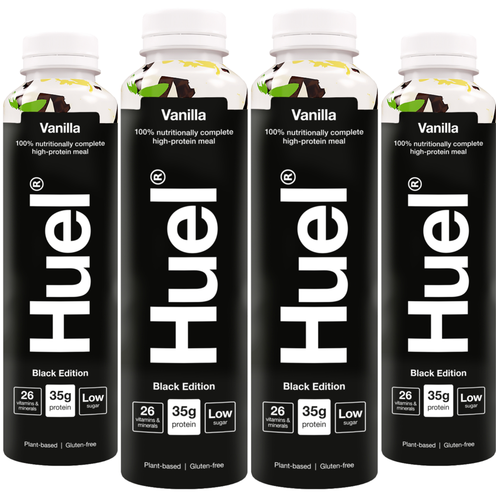 Huel Black (Vanilla 8X500ml) Ready To Drink Complete Meal Edition