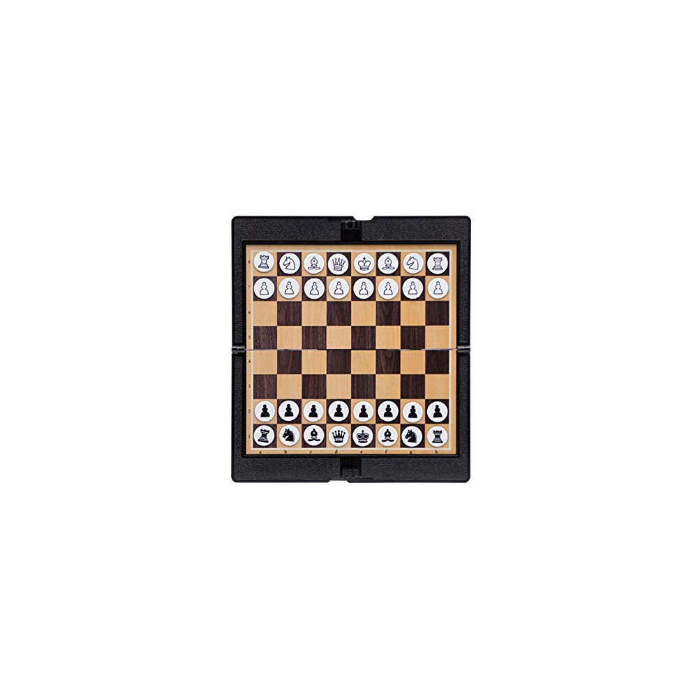 MIAOQI Foldable Magnetic Chess Set, Mini Pocket Student Mini Portable Traditional Fun Magnetic Folding Board Games for Travel School-image-OPC-PDV8JY8-NEW