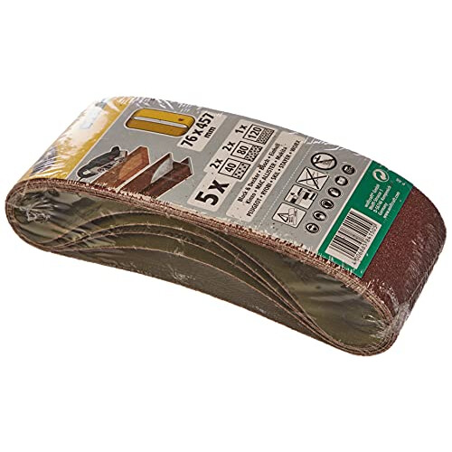 wolfcraft Fabric Sanding Belt Set 5 Pcs. I 8415000 2