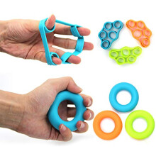 6pcs Finger Stretcher, 3 Resistance Levels Finger Strength Trainer Hand Grip Strengthener for Forearm Exercise Guitar Finger Strengtheners and Rock