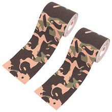 Kinesiology Tape, 2 Roll Elastic Muscle Support Sport Tape Waterproof Athletic Physio Muscles Strips for Exercise, Sports & Injury Recovery 2.95" x 16