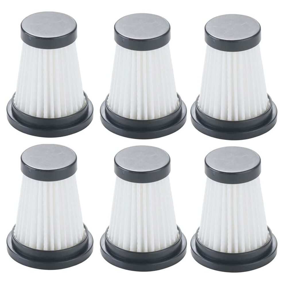 (6 Pcs) Donkivvy 4 Pcs HEPA Filters Replacement Parts for Genius Invictus One 1.0 X7 Handheld Vacuum Cleaner Accessories