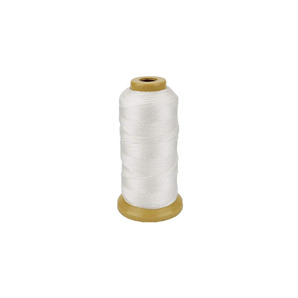 656 Feet Twisted Nylon Line Twine String Cord For Gardening Marking Diy Projects Crafting Masonry (1Mm-656 Feet, White) 8002130864226