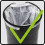 Cosmetic Pedal Bin Leman Dark Green 3L 4