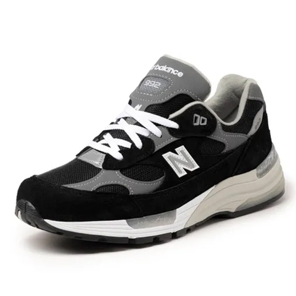 (UK8.5/EU42.5/27CM) New Balance 992 Black Suede Men Women Shoes Trainers