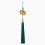 Swarovski Ornament, Crystal, Green, 31 x 3.4 x 2 cm 1