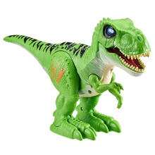 Robo Alive Angripande Grön T-Rex Batteridrivet Robotdjur av Zuru, Dinosaurieleksak, Födelsedagspresent för Pojkar 3 år och uppåt