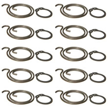 Door Handle Spring Repair Kit (Ten 2 Turn, 1.8mm Thick coils Plus Ten circlips)