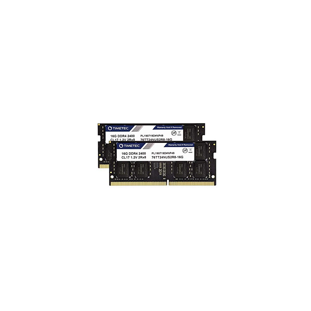Hynix Ic 32Gb Kit (2X16gb) Ddr4 2400Mhz Pc4-19200 Unbuffered Non-Ecc 1.2V Cl17 2Rx8 Dual Rank 260 Pin Sodimm Laptop Notebook Computer Memory Ram 765441338340