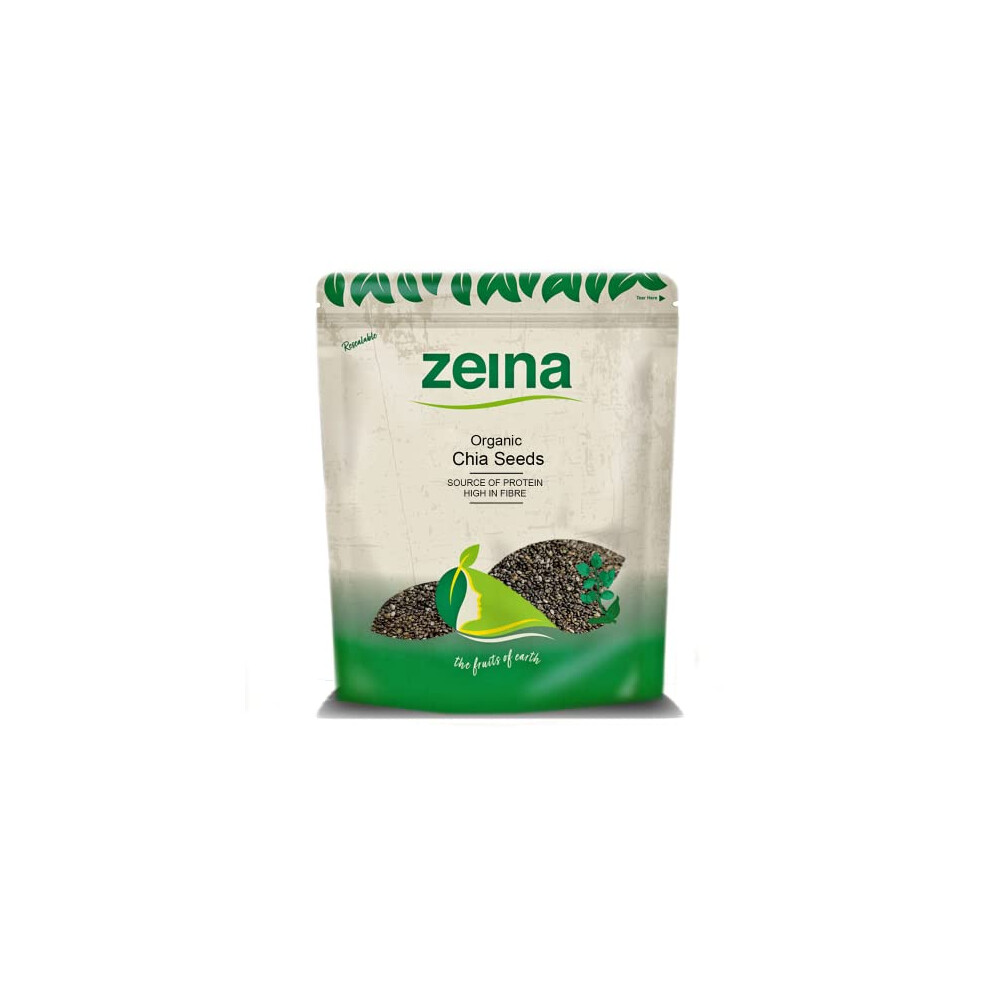 Zeina Organic Chia Seeds 1kg, Vegan Diets and Kosher Approved Raw Chia Seeds - Image 2