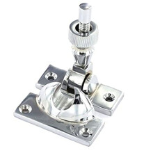 BH05754 Brighton Style Screw Down Sash Window Fastener Lock-Polished Chrome