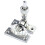 BH05754 Brighton Style Screw Down Sash Window Fastener Lock-Polished Chrome 1