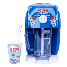 Slush Puppie Snow Cone Machine. Slushy Maker Ice Shaver. Makes up to 1 Litre of Delicious Slush Puppy in Minutes. Officially Licensed Slush Puppie