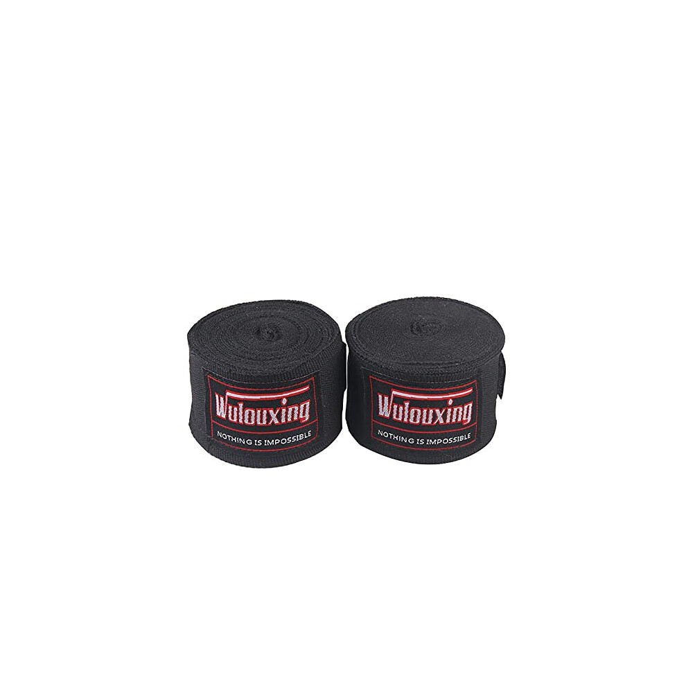 Photos - Martial Arts Protective Gear Boxing Hand Wraps Bandages Martial Art Wrist Fist Wraps MMA Under-Boxing Glove Protective Gear Prevent Injury 5 Meter (Black