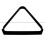 BLACK PLASTIC TRIANGLE FOR 10x2" BALLS 1