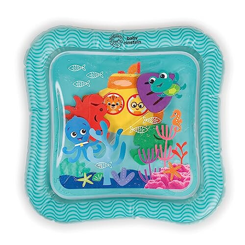 baby einstein Baby Einstein Ocean Explorers Sensorische Spritzwassermatte f   r Bauchlage oder sitzendes Spielen, Alter 0   36 Monate