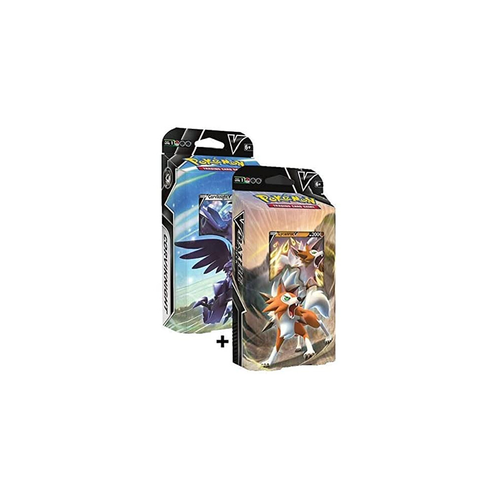 2022 Battle Beide Thema-Decks Lycanroc V & Corviknight V - 60 Kaarten Elk-image