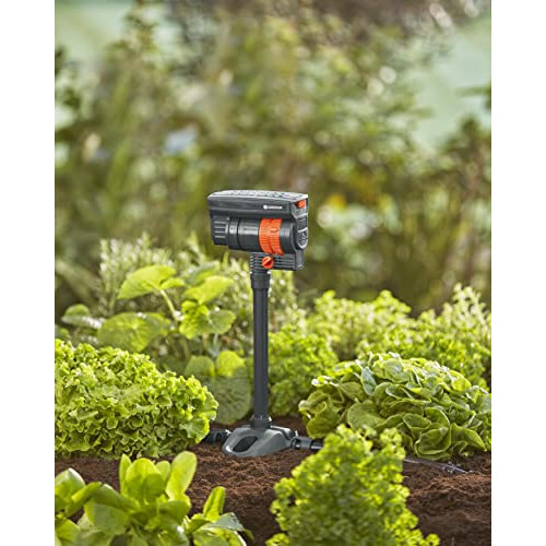 Gardena Micro-Drip-System Extension Pipe OS 90: 20 cm pipe for extending oscillating sprinklers, for the automatic irrigation system, simple connection 1