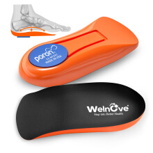 Heel Cups for Heel Pain with Arch Support, Max Anti-Shock Gel Heel Cushion for Plantar Fasciitis Relief, Heel Pain, Achilles Tendonitis, Heel Spur,