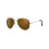 Zippo Gold Frame and Temple Sunglasses - Gold, Medium 1