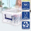 Fellowes Bankers Box Plastic Storage Boxes with Lids, Pack of 3, 2 x 10 Litre + 1 x 18.5 Litre. ProStore Strong Stackable Plastic Storage Boxes, Made in the UK 4