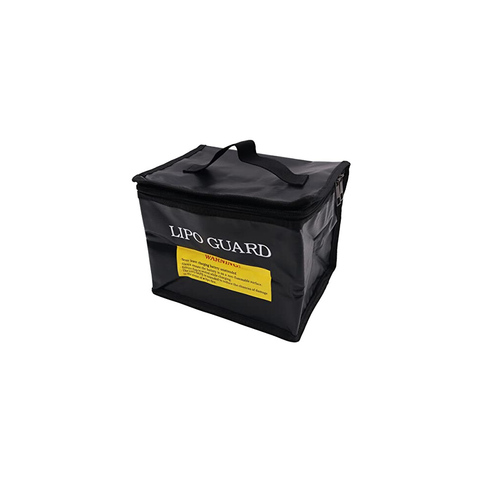 Lipo Battery Bag Fireproof Waterproof Lipo Safe Bag Lipo Charging Bag For Li-Po Battery Drone Battery Power Bank 215X145x165mm - Black 713310695360