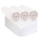 3 Fitted Sheets 70 x 160 cm White + 2 Mattress Protectors 1