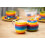 Hand Painted Rainbow Stripe Jug 3