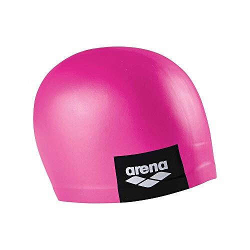 Arena Pink Logo Shaped Swim Cap 1