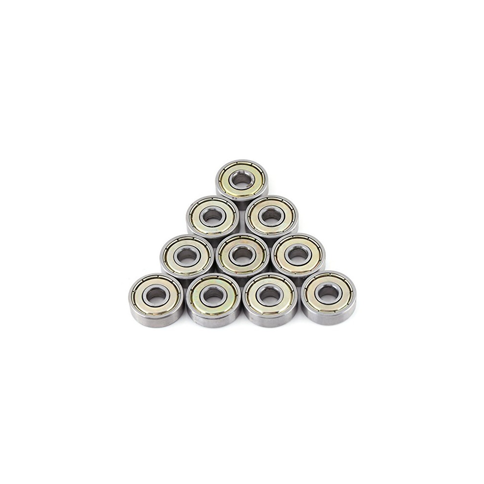 626Zz Bearings, Akozon Ball Bearing 10 Pcs Precision 6X19x6mm Metal Shielded Durable Multi-Use Pre-Lubricated Carbon Steel Miniature Deep Groove Ball 763741578664
