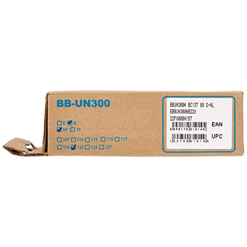 Shimano BB-UN300 bottom bracket British thread, 68-117.5 mm, EBBUN300B17X 1